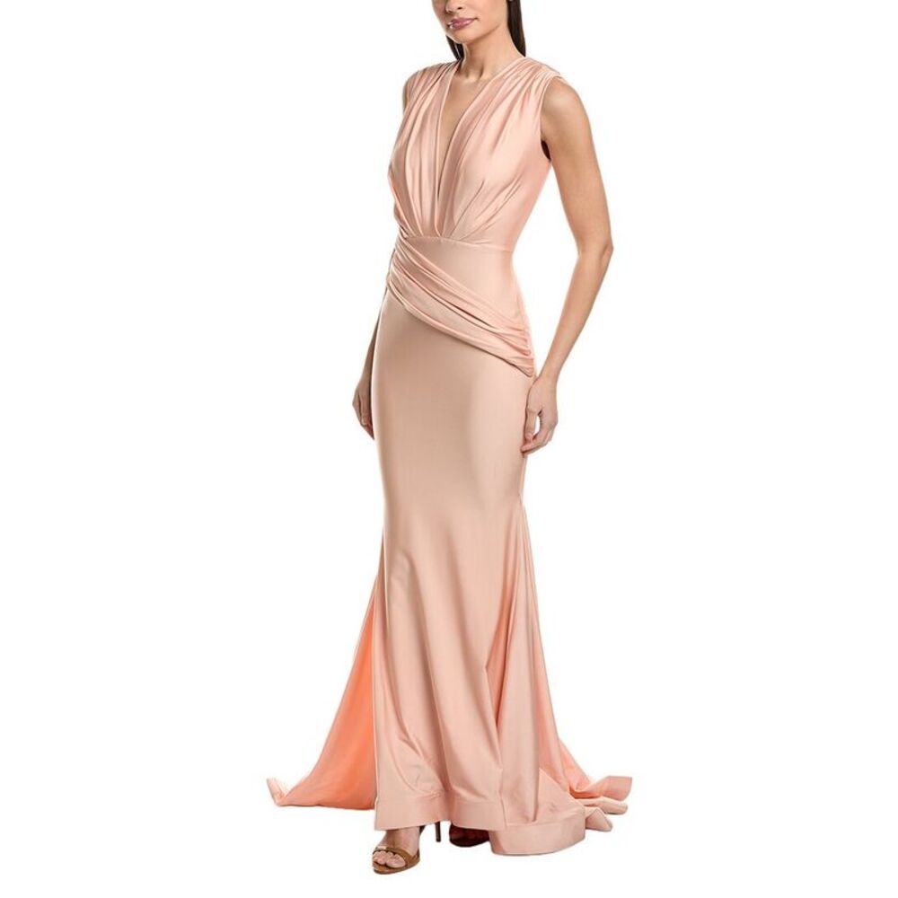 Issue New York Womens  Pleated Gown